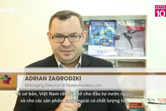 Adrian Zagrodzki na antenie VTC10